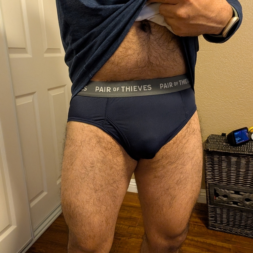 Pair of Thieves Navy Briefs - Picture 2 of 3